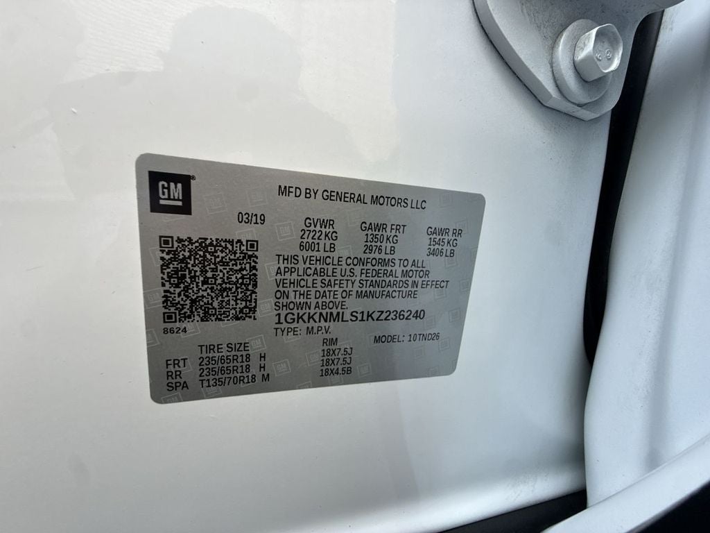 2019 GMC Acadia SLT