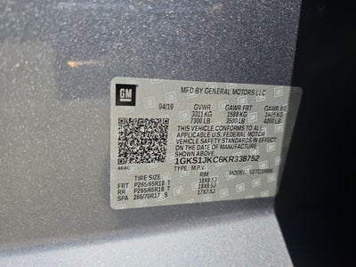 2019 GMC Yukon XL SLT Standard Edition