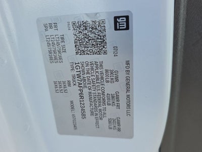 2024 GMC Savana Cargo 2500 Work Van