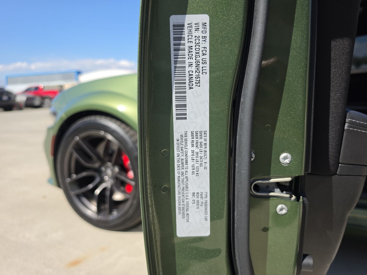 2022 Dodge Charger Scat Pack Widebody