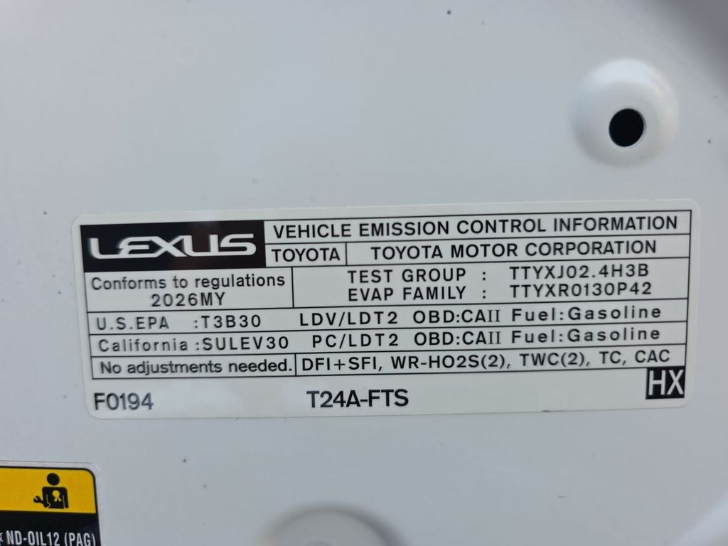 2026 Lexus NX NX 350