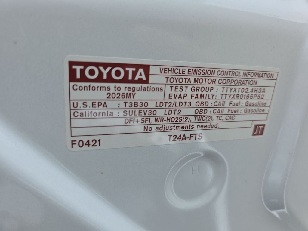 2026 Toyota Tacoma 4WD SR5
