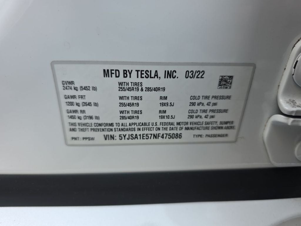 2022 Tesla Model S MODEL S LONG RANGE