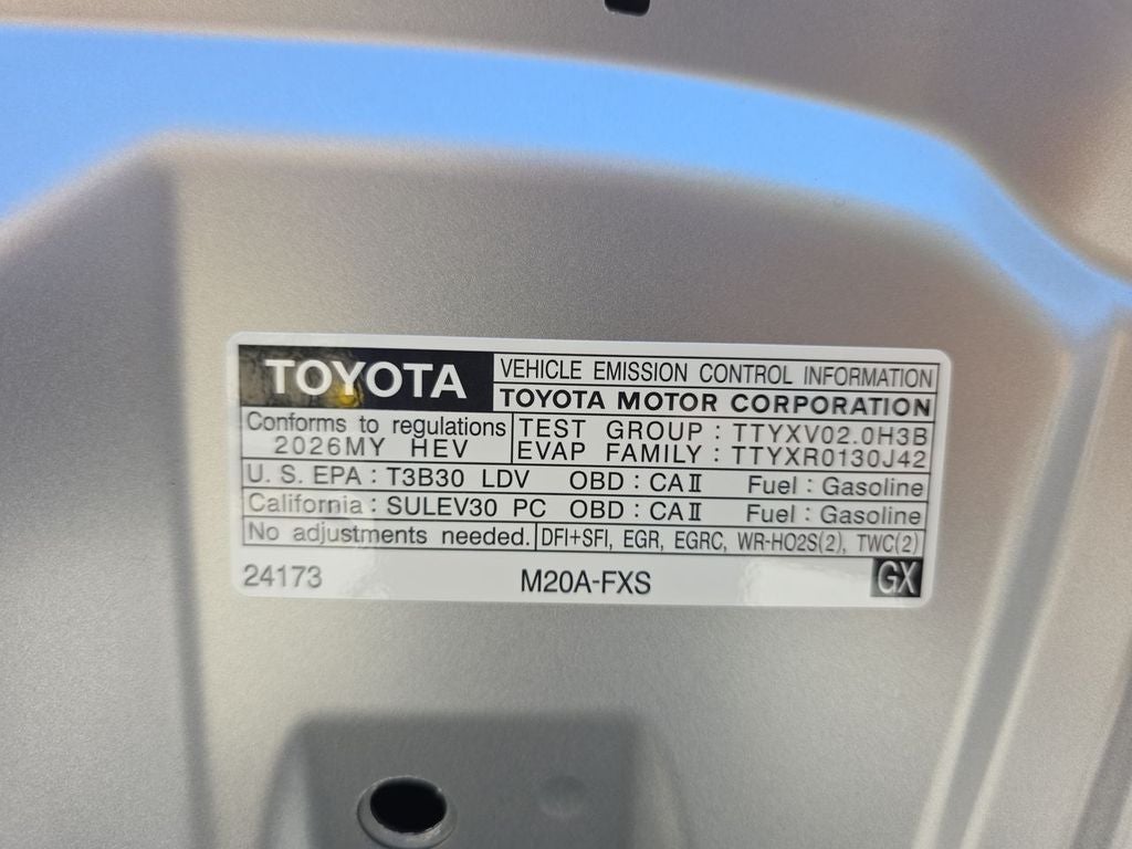 2026 Toyota Prius LE