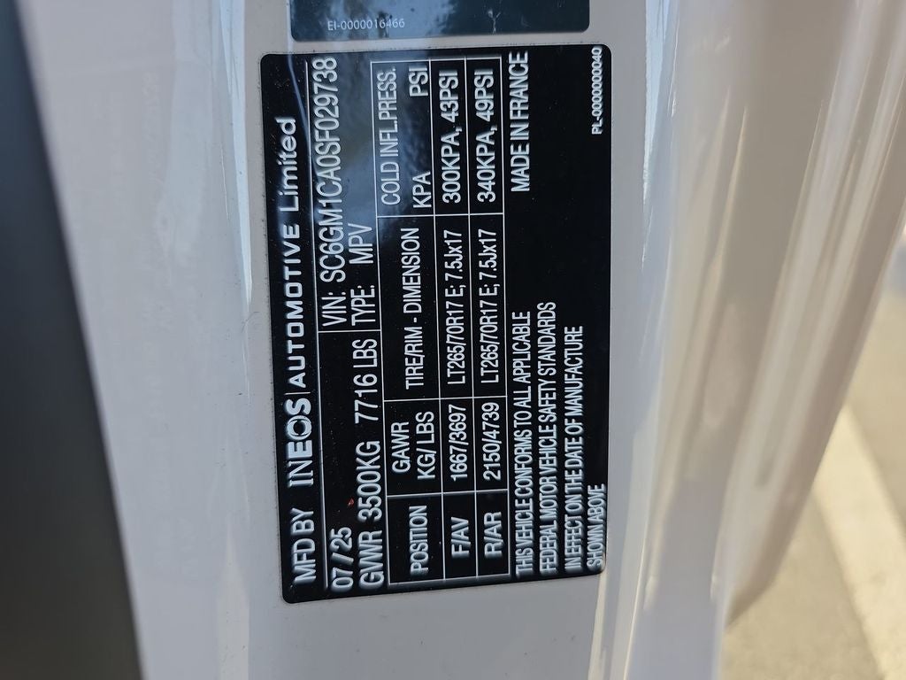 2025 INEOS Grenadier Station Wagon Base