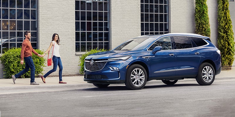 blue Buick Enclave