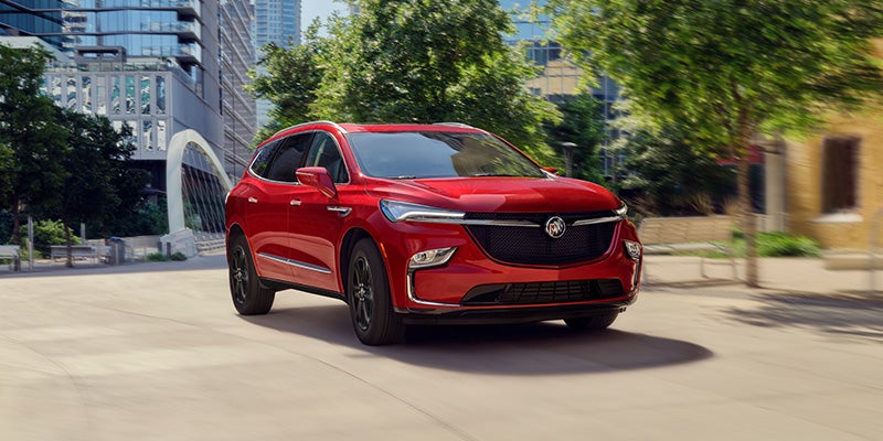 red Buick Enclave