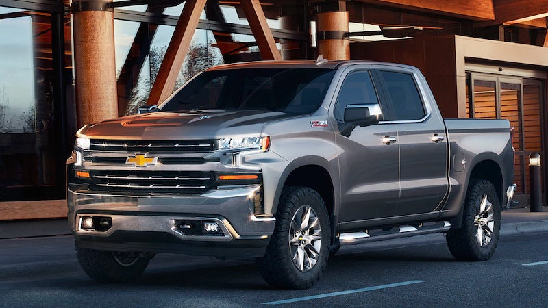 silver Chevrolet Silverado 1500