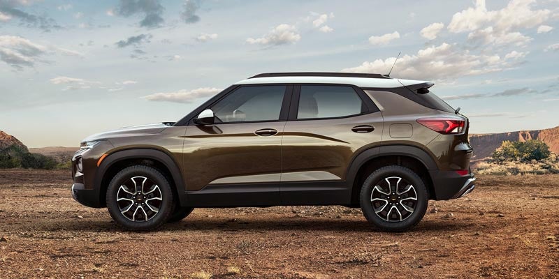side view of chevy trailblazer