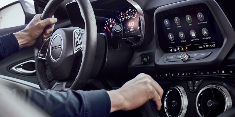 dashboard of Chevy Camaro
