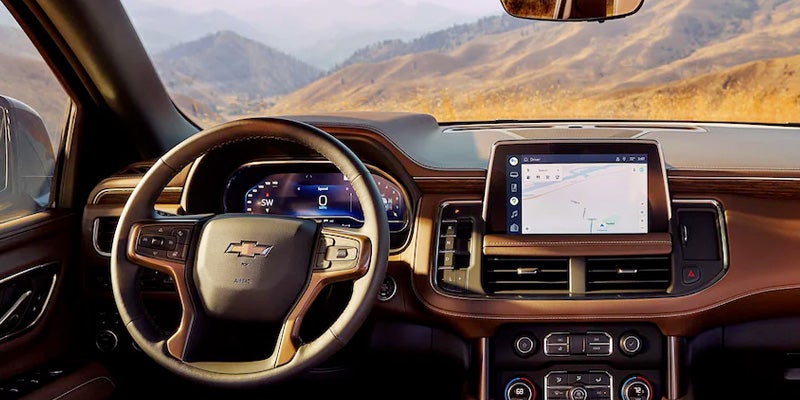 dashboard of Chevy Tahoe