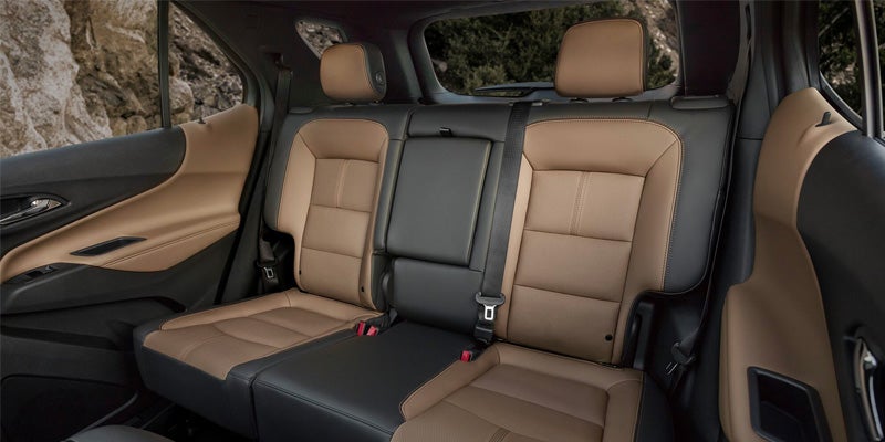 back seats of Chevy Equinox