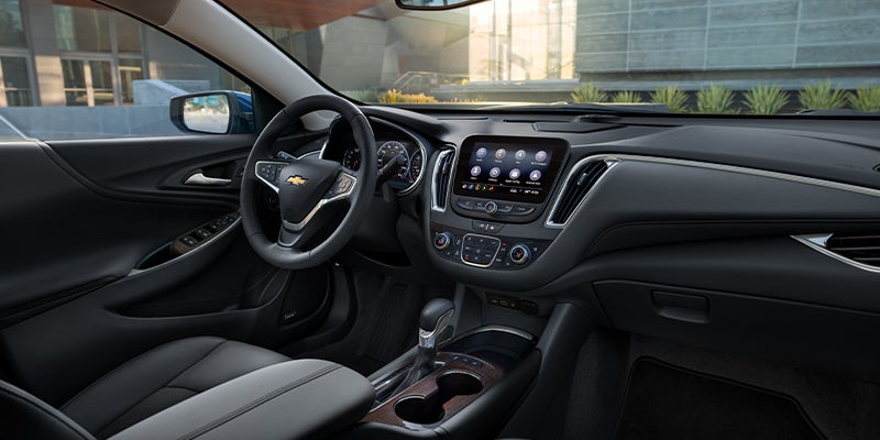 dashboard of Chevy Malibu