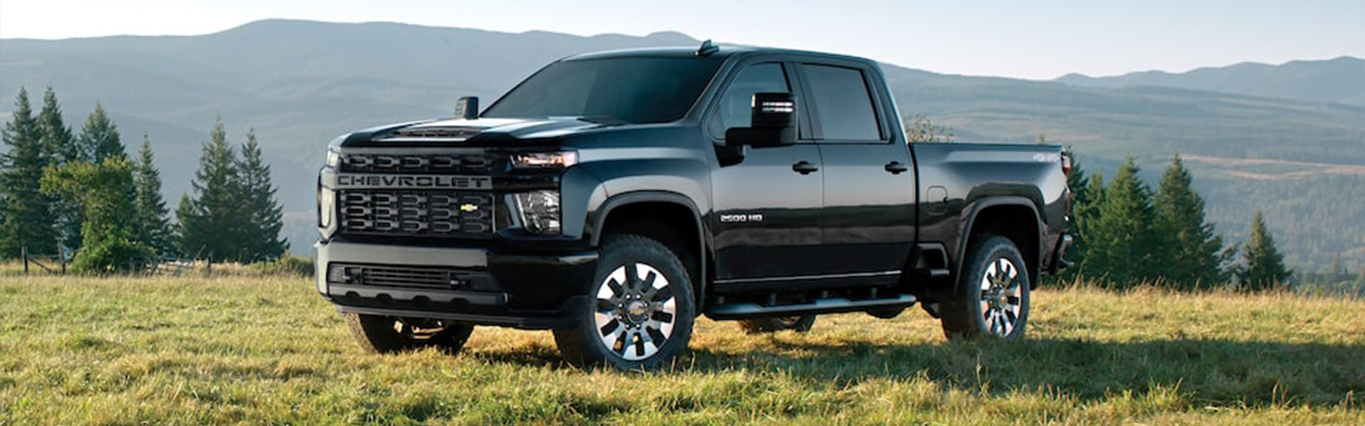 black Chevy Silverado 3500HD