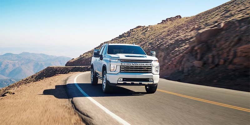 white Chevy Silverado 3500HD