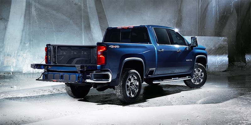 backview of Chevy Silverado 3500HD