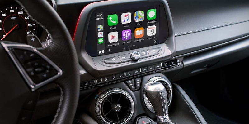 infotainment system of Chevrolet Camaro