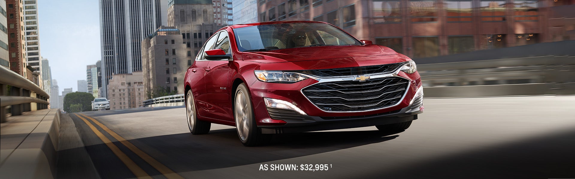 red Chevrolet Malibu