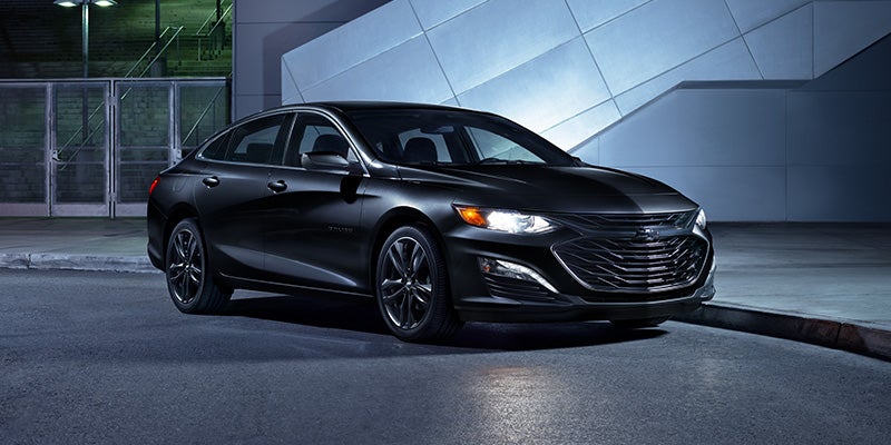 black Chevrolet Malibu
