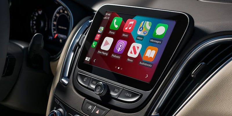 infotainment system of Chevrolet Malibu