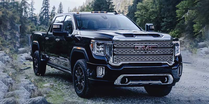black GMC Sierra 2500HD