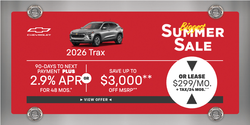 2026 Chevrolet Trax at Jessup Auto Plaza
